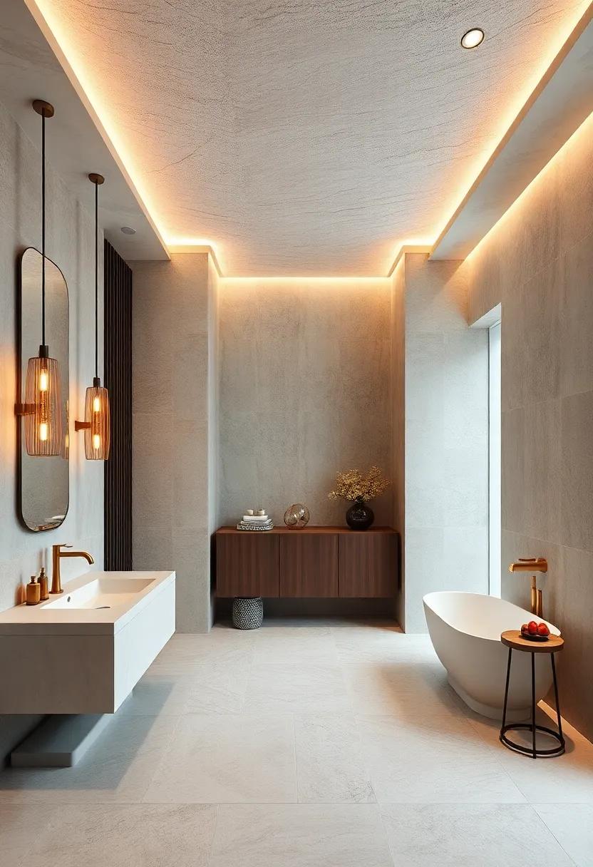 Textured Ceilings: Don't forget ⁤the ceiling! Implement textured‍ treatments that draw the eyes⁢ upward for an all-around ⁣luxury experience