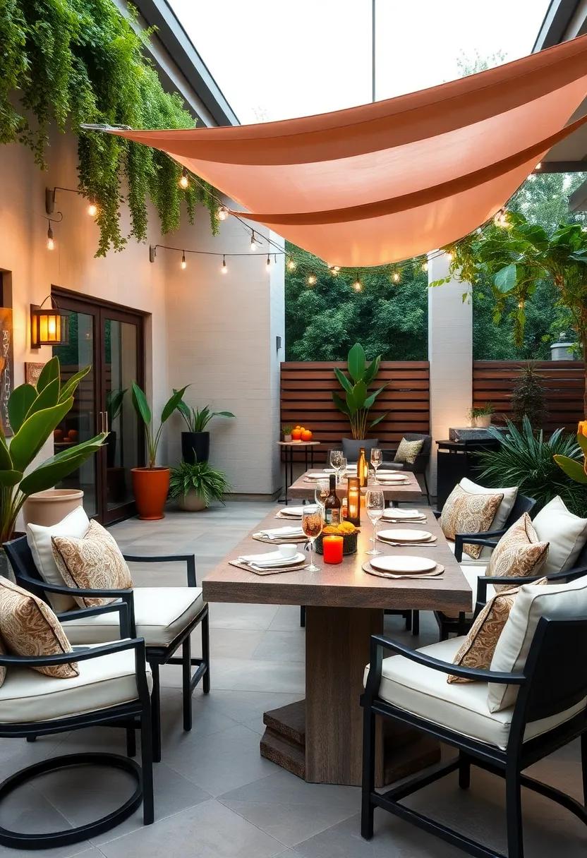 Enhance your outdoor dining with a bar-height table that features built-in ⁣cooler compartments, ‍perfect for ‍keeping drinks chilled while ‍you enjoy your meal