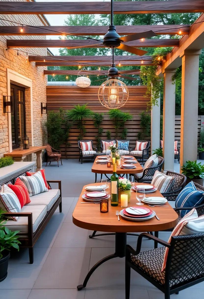Finish off your patio dining‌ area​ with decorative ⁤accents like candles,potted herbs,and chic place settings that elevate the entire outdoor experience