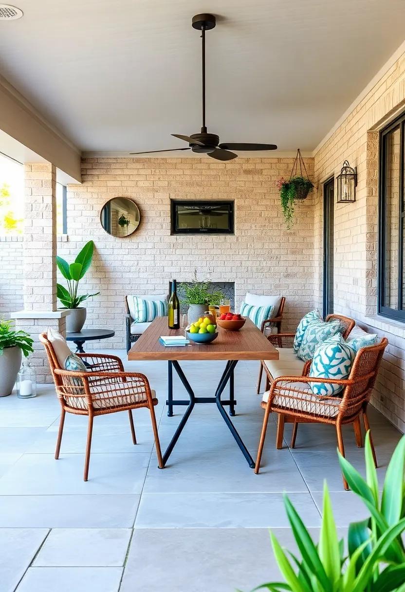 Opt for a custom-built bar-height table that fits your patio perfectly, adding a ​personal touch and ensuring you make the ⁣most of your outdoor area