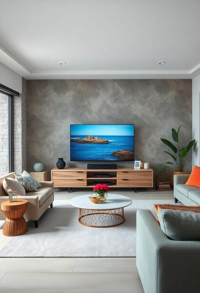 Nautical Nook: TV units featuring a coastal-inspired design with built-in ‍speakers that bring the soothing sounds of the ⁤sea to⁤ your living room